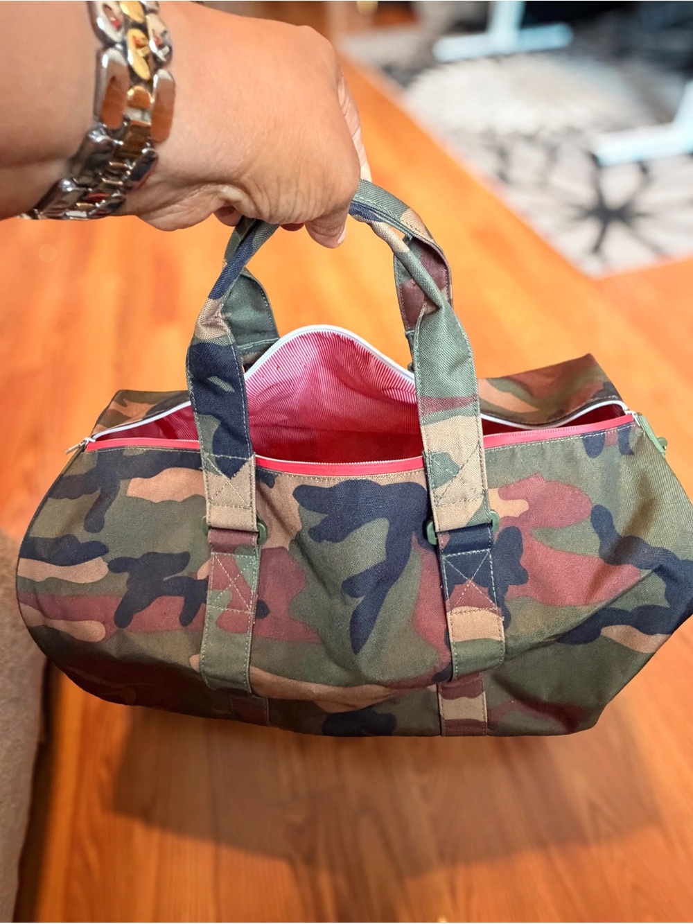 Herschel Supply Co. Woodland Camo Duffle Bag - Shoe Compartment Gym Weekender